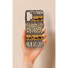 Vip Case Samsung A32 Uyumlu Afrika Safari Desenli Silikon Kılıf