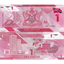 Emir Koleksiyon Coin & Paper Collection Trinidad Tobago 2020 Yılı 1 Dolar Yabancı Polimer Kağıt Para Çil Unc Koleksiyon Para
