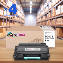 tonermax Samsung M3870 Muadil Toner Çipli MLTD203E 4'lü 10.000 Sayfa