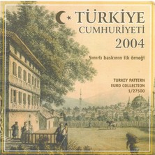 Emir Koleksiyon Coin & Paper Collection Türkiye 2004 Yılı Darphane Euro Özel Baskı Tedavül Para Seti Çil
