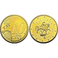 Emir Koleksiyon Coin & Paper Collection Avrupa - Bulgaristan 2026 Yılı Yeni Baskı 10 Euro Cent Koleksiyon Para Çil Unc