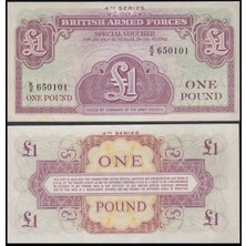 Emir Koleksiyon Coin & Paper Collection Ingiltere 1962 Yılı 1 Pound Ordu Parası Kağıt Para Çil Unc Koleksiyon Para