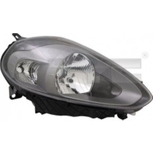 Tyc Fiat Punto 2010-2012 Evo Ön Far Elektrikli Motorlu Gri Sağ (Oem No: 51937150)