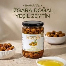 Kozoliv Izgara Baharatlı Çekirdeksiz Doğal Yeşil Zeytin 300 gr