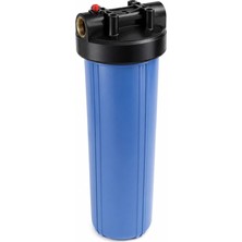 Bauwelt 20 Inç Big Blue Housing Filtre Kabı ile Yüksek Kapasiteli Filtrasyon 11/2″ Bağlantı