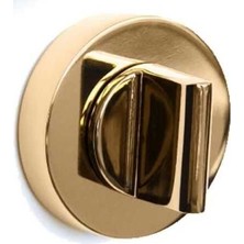 Elovias System Yuvarlak Wc Kapı Rozeti Gold Renk (RO12W GL)