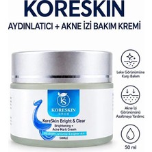 Koreskin Cilt Beyazlatıcı Aydınlatıcı Leke Karşıtı Krem Tranexamic Asit,Niacinamide,Alpha Arbutin 50 ml