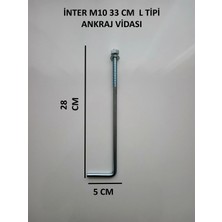 İnter Inter L Tipi Ankraj Vidası M10 33CM
