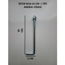 İnter Inter L Tipi Ankraj Vidası M10 25CM