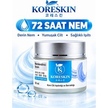 Koreskin Yüz Kremi | 72 Saat Etkili Nemlendirici Kremi | Hyaluronik Asit | Bariyer Onarıcı |Tüm Cilt Tipleri