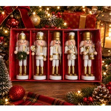 Hedivio Kurşun Asker Ahşap Dekoratif Eşya (5’li SET-12.5/13CM)