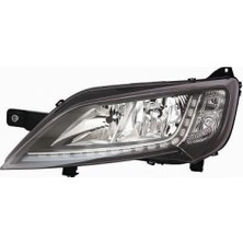 Tyc Fiat Ducato - Peugeot Boxer 3 Citroen Jumper 2014-2022 Ön Far Motorlu Ledli Siyah Sol (Oem No: 1612041480)
