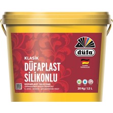 Düfa Klasik Silikonlu Iç Cephe Boyası - 12 L / 20 kg (Köpük Şeker)