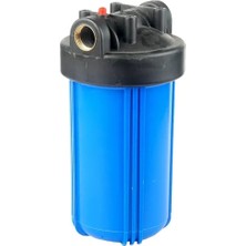 Bauwelt 10 Inç Big Blue Mat Gövde Su Arıtma Filtre Kabı 3/4″ Bağlantı