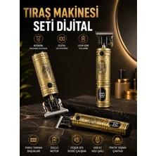 Efnaz Style Rd 378 Çizik Tıraş Makinesi Seti Dijital