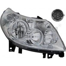 Tyc Fiat Ducato 2007-2011 Ön Far Elektrikli Motorlu 8 Pin Li Sağ (Oem No: 1369495080)