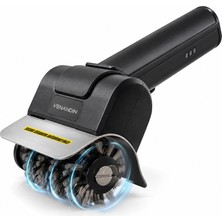 Venandin Rc-4ba Grillo Şarjlı Elektrikli Barbekü ve Izgara Temizleme Fırçası, 7,4W, Paslanmaz Çelik, Type-C - Siyah