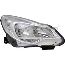 Tyc Opel Corsa Ön Far Elektrikli Motorlu Nikelaj Hatchback Sağ 2011- (Oem No:  95507716)