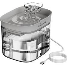 Tiny Kiwipets KPF-10551 Sessiz Otomatik Pet Su Çeşmesi 1,8 L Sessiz Motor Yıkanabilir Filtre