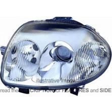 Tyc Renault Clio 1998-2001 Ön Far Çift Mercek Sol (Oem No: 7701045174)
