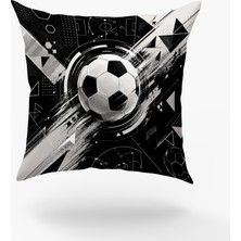 Karkan Tekstil Futbol Temalı Sportif Dekoratif Kırlent Kılıfı