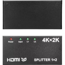 Hubrendy Sh Fully G-538F 2 Port Hdmı Splitter Dağıtıcı