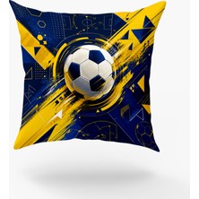Karkan Tekstil Futbol Temalı Sportif Dekoratif Kırlent Kılıfı
