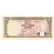 Urlanumis 5. Emisyon 50 Lira 1971 *nd (1979) 5th Emis. 7.tertip Seri Y03 – Vf *nadir