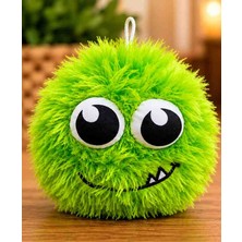 Toys Yeşil Sevimli Canavar Peluş Oyuncak Tüylü Asmalı 16 cm