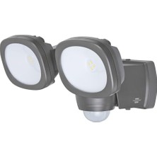 aklow akyoleticaret Pilli LED Spot Lamba Lufos, Kablosuz LED Dış Mekan Spotu, Hareket Sensörlü, 8 Adet LED Lamba, 2 x 240 Lümen