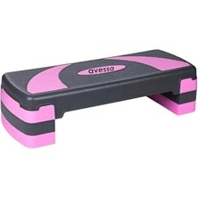 Ertürk Store STEP-300 3 Kademeli Step Tahtası - Kaymaz Yüzey - Geniş Kaymaz Yüzey Alanı - Dayanıklı Plastik