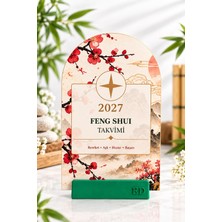 2027 Feng Shui Takvimi – Standlı Özel Tasarım Masa Takvimi