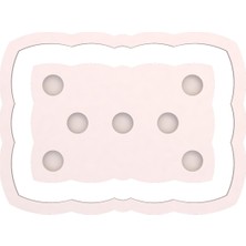 Motifpiyer Hazır Spotlu Tavan Paneli Dalga Serisi Modern LED Uyumlu-Tavan Göbeği/rectangle-Mono-Diş Çital