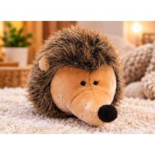 Toys Sevimli Kahverengi Kirpi Peluş Oyuncak Tüylü Yumuşak 21 cm