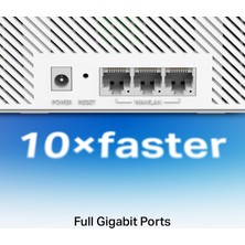 Mercusys Halo H25BE-3P Wıfı7 BE3600 Çift Bant Mesh Router 3-Lü Set