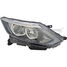 Tyc Nissan Qashqai Ön Far Elektrikli Ledli Gündüz Far Sağ 2013- (Oem No:  260104EH0A)