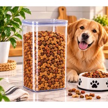 Pembelia Life Köpek Mama Saklama Kavanozu Kedi Mama Saklama Kabı