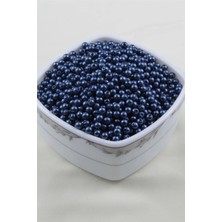 5 mm Koyu Füme Mavi Inci Boncuk 30 gr (Kolye, Bileklik, Küpe ve Takı Yapımı)