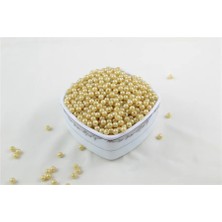 6 mm Koyu Sarı Inci Boncuk 30 gr (Kolye, Bileklik, Küpe ve Takı Yapımı)