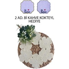 VeraLüx Home 6 Adet Sunumluk Kahve Yanı Peçetesi Özel Leke Tutmaz