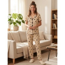 Glanz İç Giyim Kadın Pamuklu Pijama Takımı
