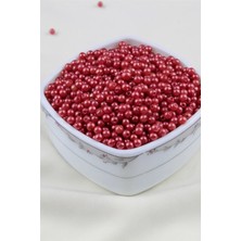 5 mm Pastel Kırmızı Tonu Inci Boncuk 30 gr (Kolye, Bileklik, Küpe ve Takı Yapımı)