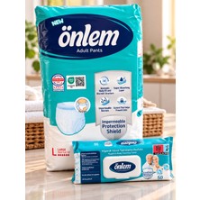 Önlem Hasta Bezi  Bir Adet Vücut Temizleme Havlusu L Beden