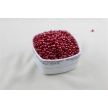 6 mm Kırmızı Inci Boncuk 30 gr (Kolye, Bileklik, Küpe ve Takı Yapımı)