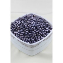 5 mm Koyu Gri Inci Boncuk 30 gr (Kolye, Bileklik, Küpe ve Takı Yapımı)