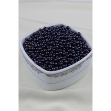 5 mm Karışık Patlıcan Moru Inci Boncuk 30 gr (Kolye, Bileklik, Küpe ve Takı Yapımı)