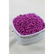 5 mm Fuşya Inci Boncuk 30 gr (Kolye, Bileklik, Küpe ve Takı Yapımı)