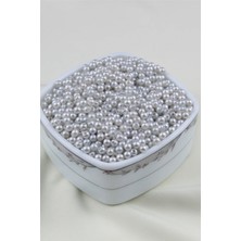 5 mm Soluk Gri Tonlarında Inci Boncuk 30 gr (Kolye, Bileklik, Küpe ve Takı Yapımı)