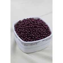 5 mm Koyu Mürdüm Inci Boncuk 30 gr (Kolye, Bileklik, Küpe ve Takı Yapımı)
