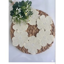 VeraLüx Home 6 Adet Sunumluk Peçete,kokteyl Peçete,kahve Yanı Sunum Peçetesi,sunumluk,bardak Altlığı
